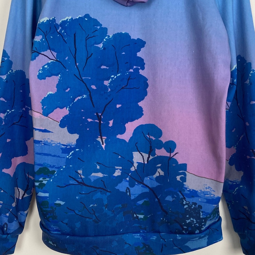 Vapor95 Mt. Fuji Fleece Hoodie Sweatshirt View 4